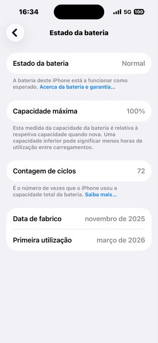 Iphone 16 como novo