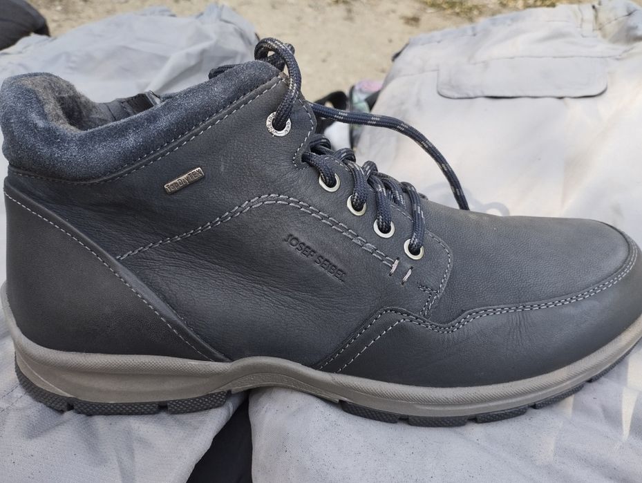 Кожанный мужской ботинок