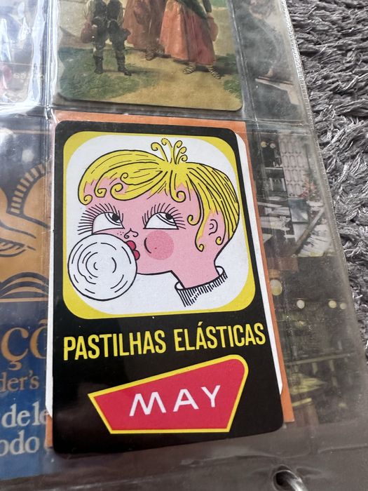 Lote com 200 calendarios anos 80