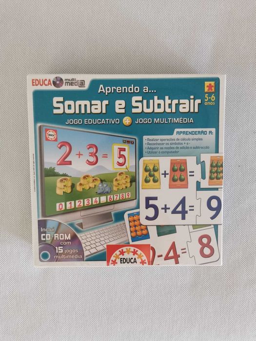 Aprender a Somar e Subtrair - Jogo Educativo + Multimédia (EDUCA)