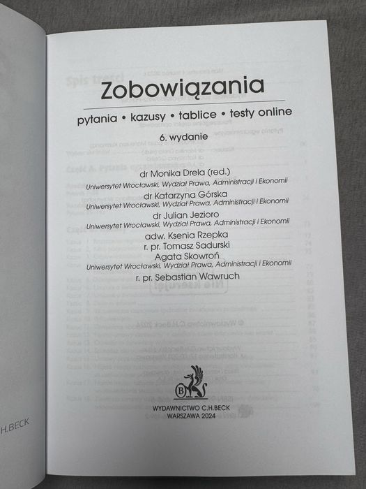 Zobowiązania repetytorium Becka