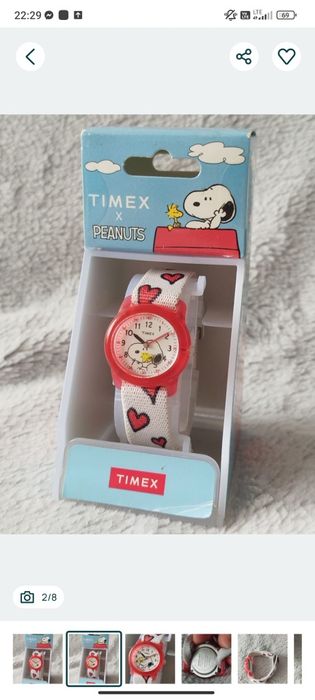Zegarek Timex x Snoopy Quartz