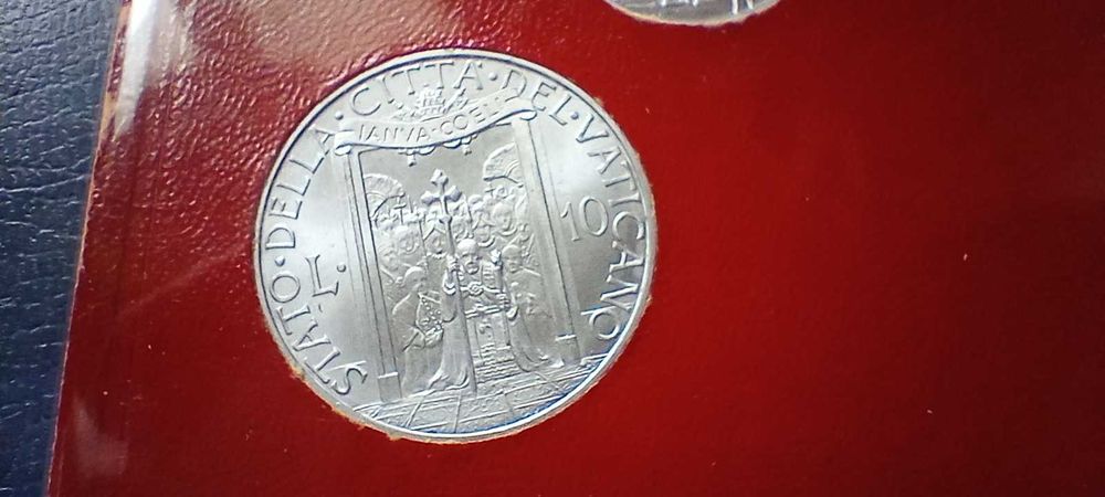 Stare monety Medal 1950 Set Watykan stan menniczy