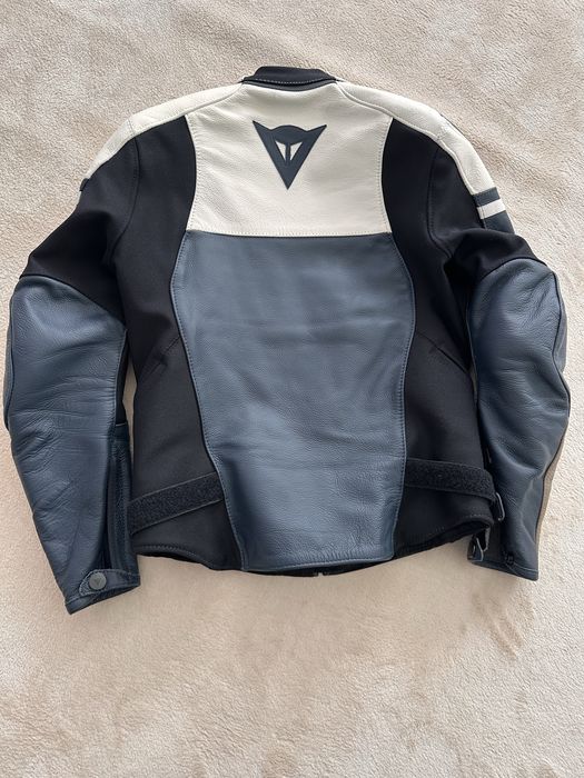 Casaco de mota Dainese Rapida Lady em pele — Tamanho 40 (senhora) — Como novo