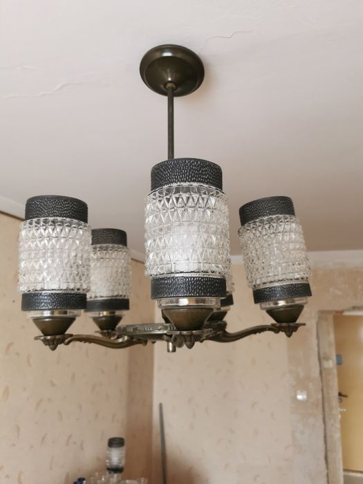 Żyrandole Art-Deco PRL