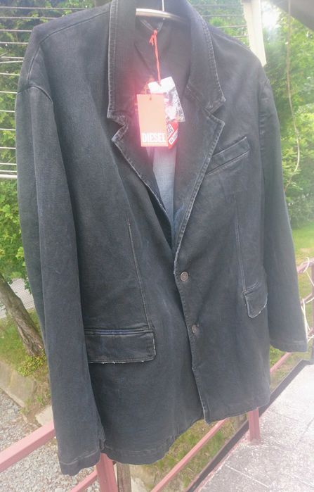 Diesel designerska marynarka jeansowa w stylu vintage