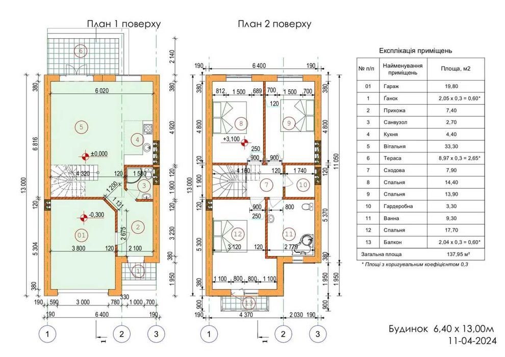 Продаж ДУПЛЕКСА з гаражем та просторою ділянкою.
