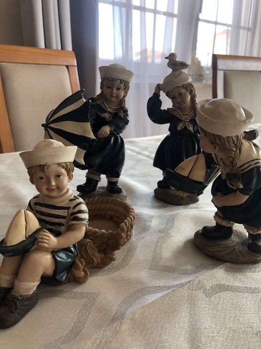 Conjunto miniatura de marinheiros