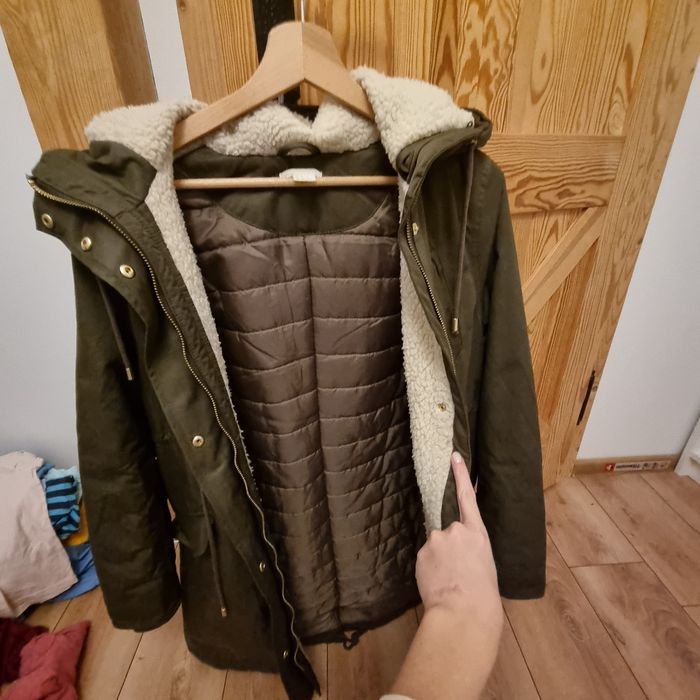 Kurtka parka zimowa H&M MAMA
