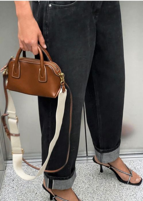Сумка Zara риже коричнева