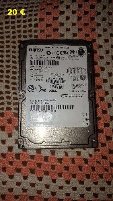 Disco de 120gb / rato usb / tapete rato para computador pc