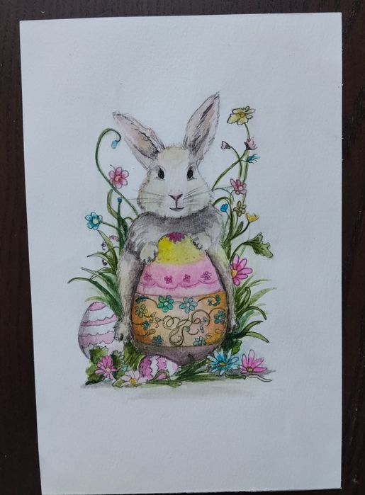 Pocztówka malowane ręcznie