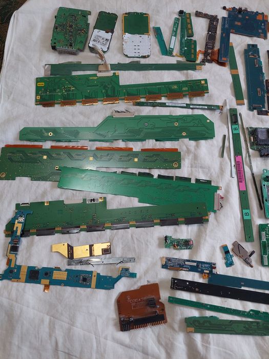 Платы после разбора