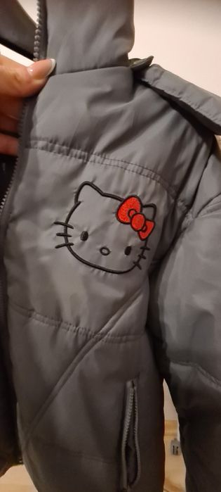 Kurtka zimowa Hello Kitty szara