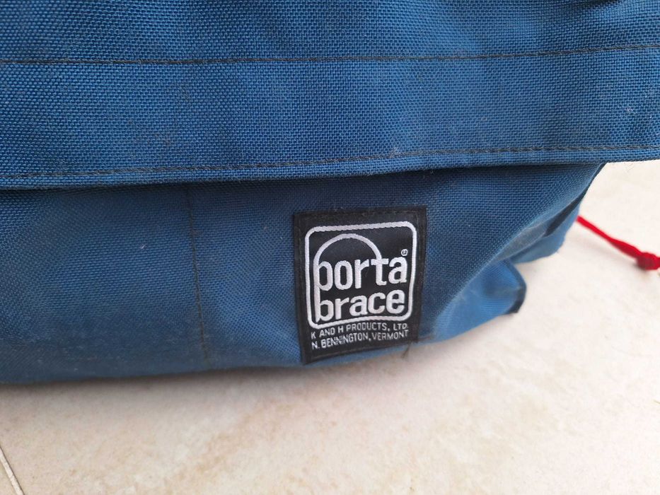 Conjunto câmara Sony e mala