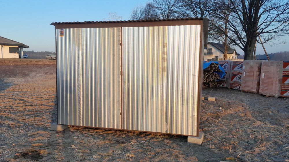 Garaż blaszany garaze 3x5 II gatunek PRODUCENT PROMOCJA