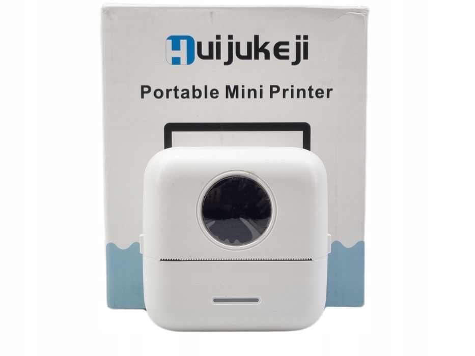 Mini drukarka termiczna bluetooth huijukeji do zdjęć i notatek