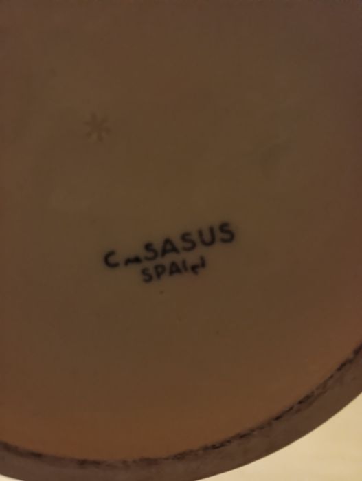 Vaso neoclássico em porcelana