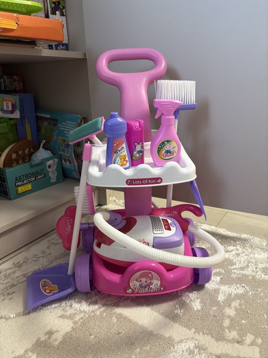 Ігровий набір для прибирання з возиком