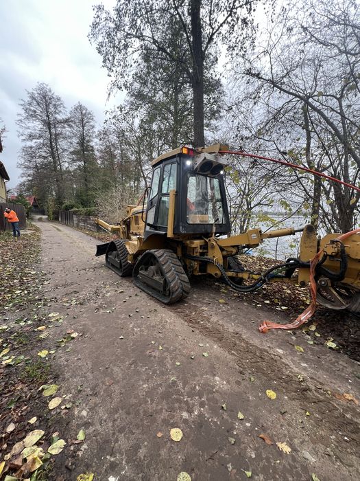 Usługi pługoukładaczem Vermeer rtx1250 światłowody