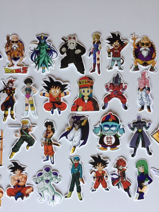 Autocolantes Dragon Ball Z, GT e Super