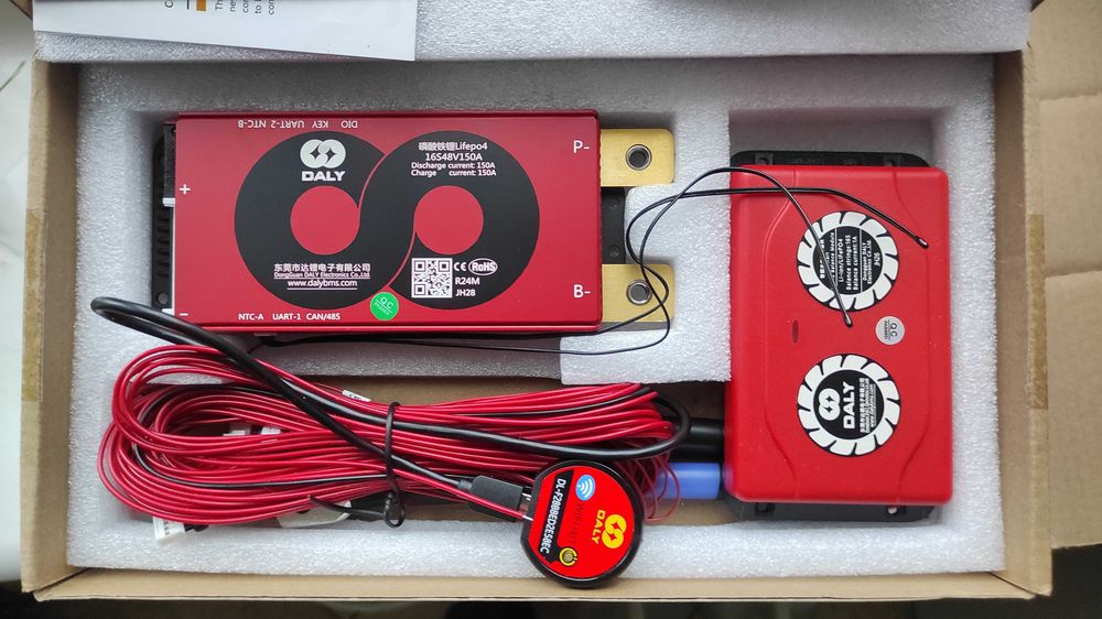 Daly Smart Bms 8S 16S 150A +Active Balancer 1A+Bluetooth