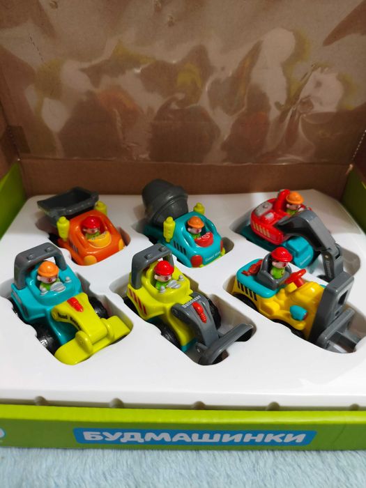 Дитячий набір будівельних машинок Limo Toy, Hola Toys