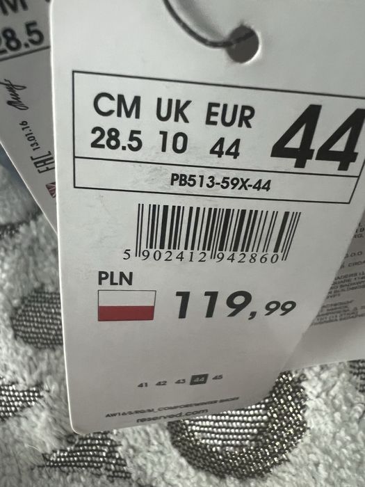 Trampki męskie Reserved  44