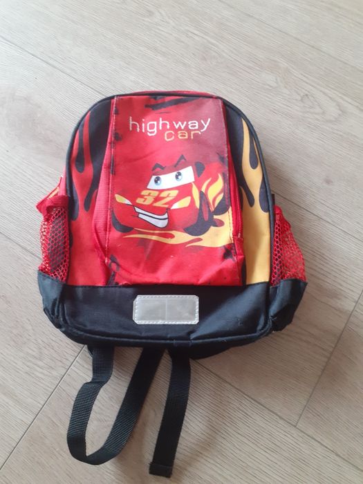 Plecak plecaczek autka z odblaskami + gratis plecaczek Star Wars