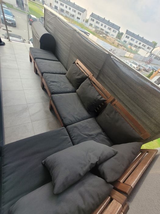 Meble ogrodowe IKEA + skrzynia na poduszki