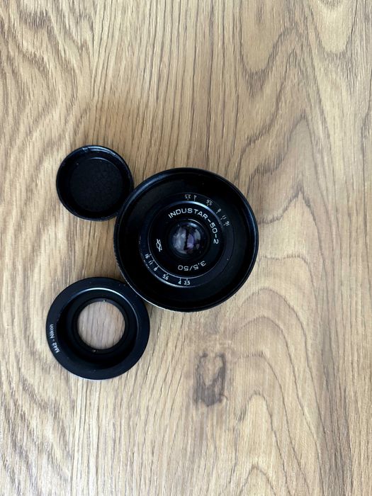 Industar-50-2 50mm f/3.5, Nikon adapter M42