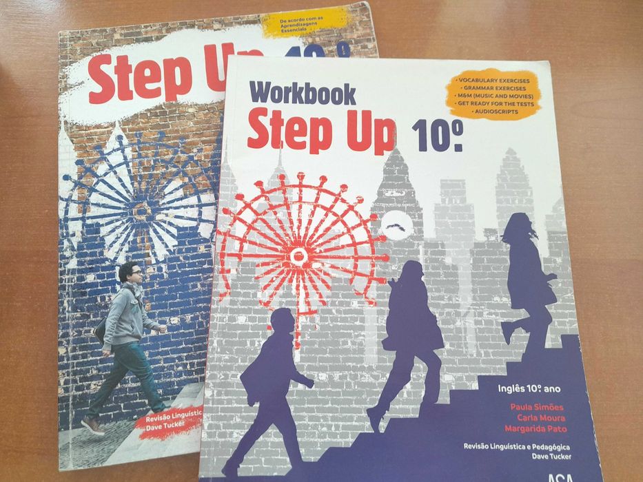 Step up 10- Manual e Workbook- Inglês- Excelente