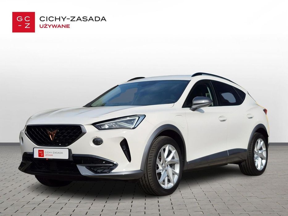 Cupra Formentor hybryda serwis ASO 1.4hyb 205KM virtual, LED doś.zakrętów profile VAT
