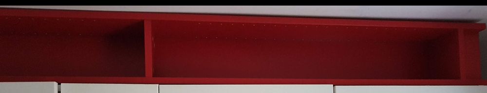 Armário porta para colocar nas estante Cubos (vermelho)