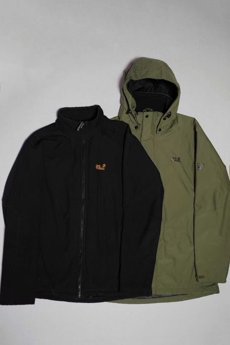 Куртка Jack Wolfskin Texapore 3 in1 оригінал ХЛ мембрана +фліс підклад