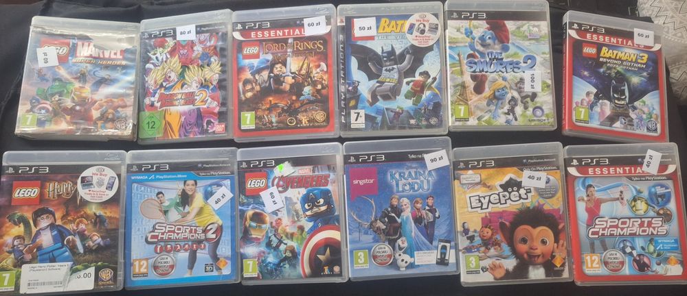 Sprzedam gry na konsole ps3