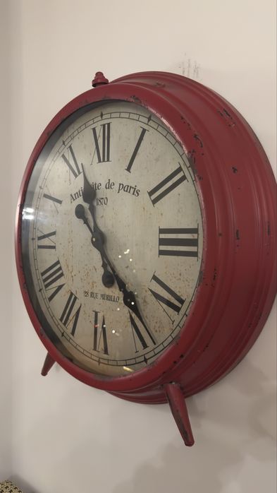 Relogio de parede gato preto