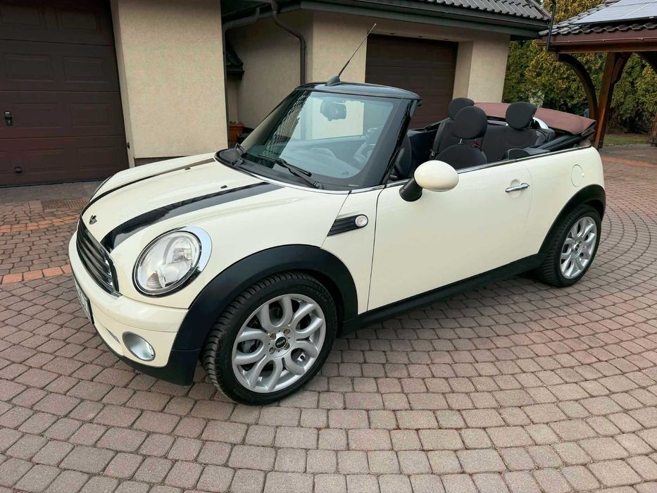 Mini Cooper CABRIO - bardzo niski przebieg - regularnie serwisowany - 1,6 Ładny - Super stan!