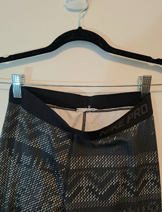 Damskie spodnie sportowe leginsy legginsy Nike Pro r.S