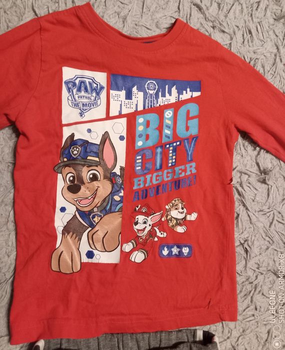 Komplet dresowy dla chłopca psi patrol na 3-4 lata