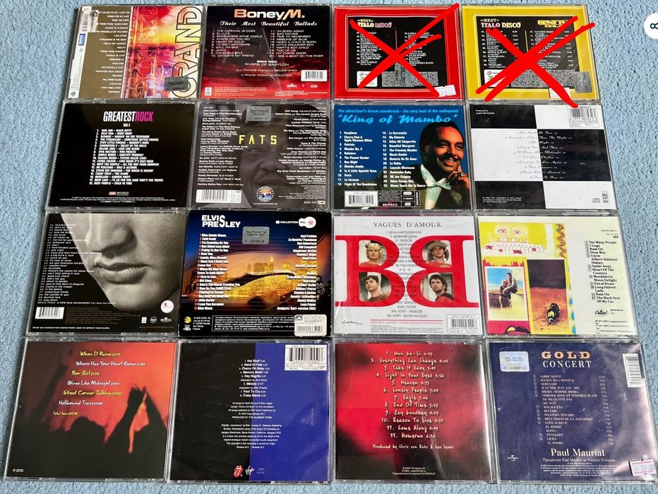 CD диски: Elvis. Savoy Brown. BB. Got hard.