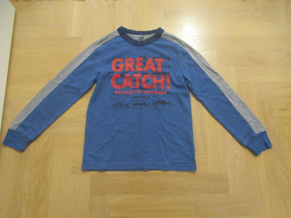 OshKosh 128 ryby bluzka Great Catch