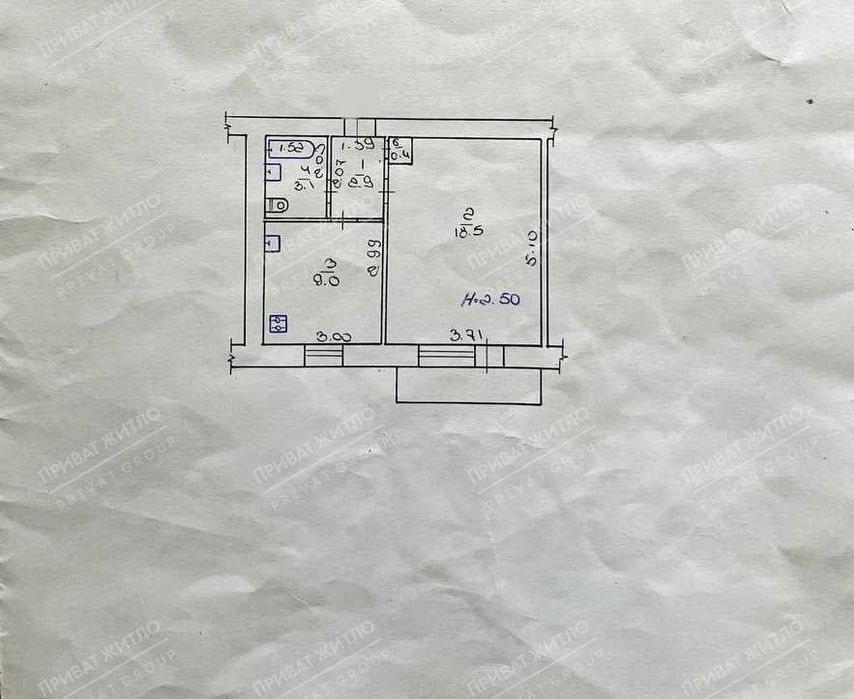 Однокімнатна квартира покращеного планування!
