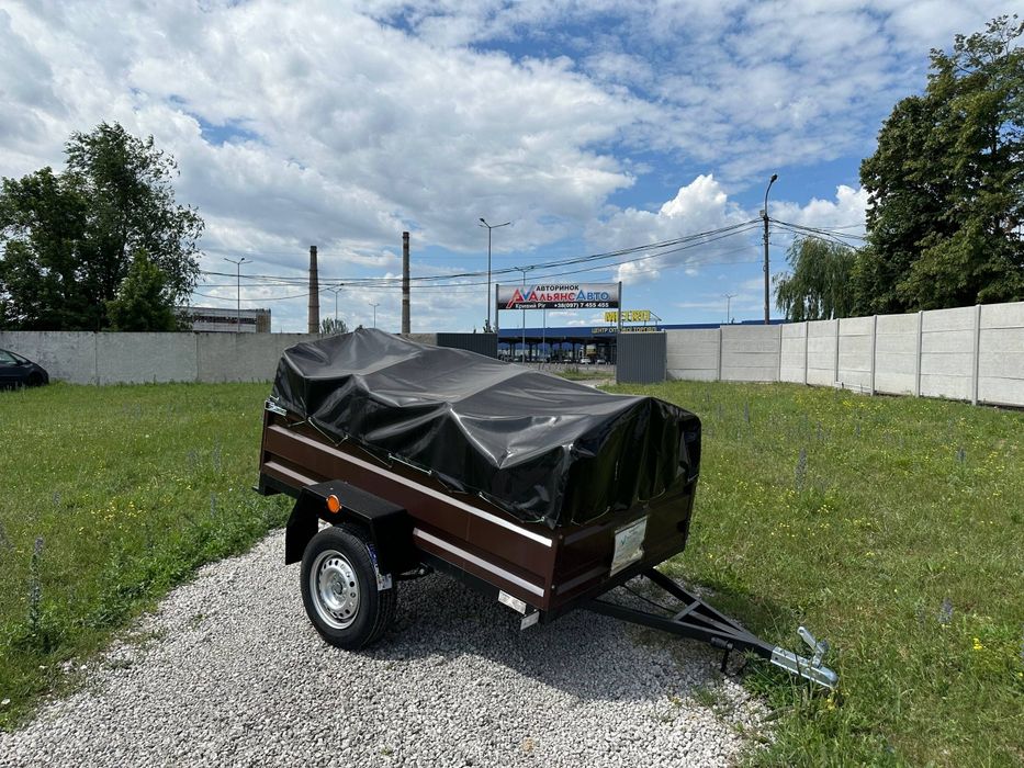 Причіп Дніпро НОВИЙ, з тентом  (ВНЕСОК від 10%) Альянс Авто Кривий Ріг