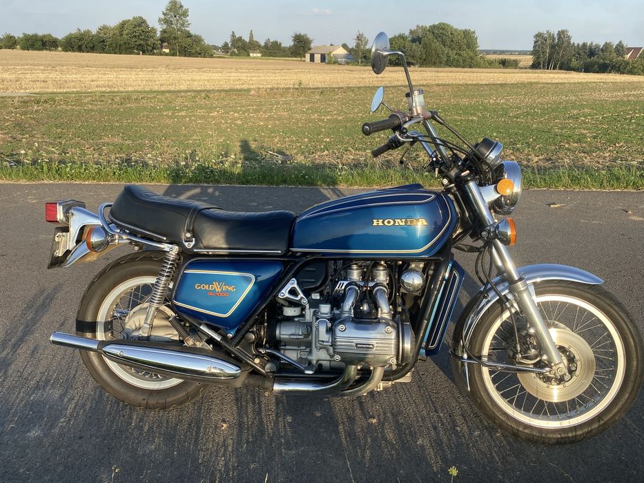 Honda GL1000 z 1977r - przpiekny stan, gotowa na podroz po Europie