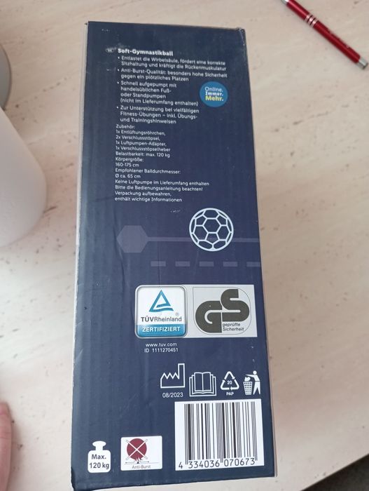 Piłka do ćwiczeń Crivit