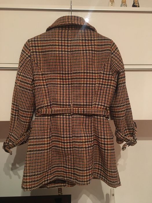 Casaco cintado em Tweed ZARA