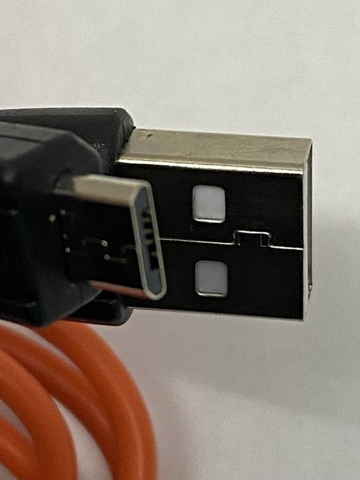 Кабель USB – MicroUSB для гарнітури Jabra Evolve 65 (помаранчевий)