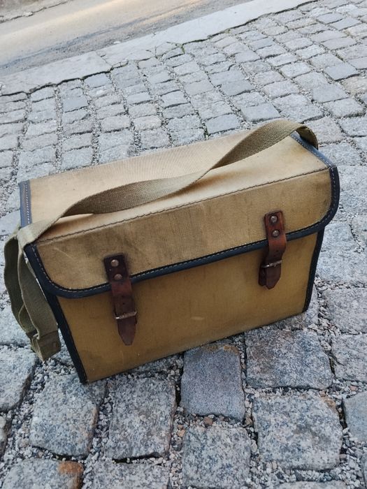 Torba monterka PRL narzędziowa parciana