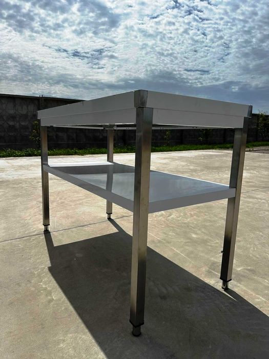 Стол 1200х600 с Полкой нержавейка из нерж стали СБОРНО - РАЗБОРНОЙ